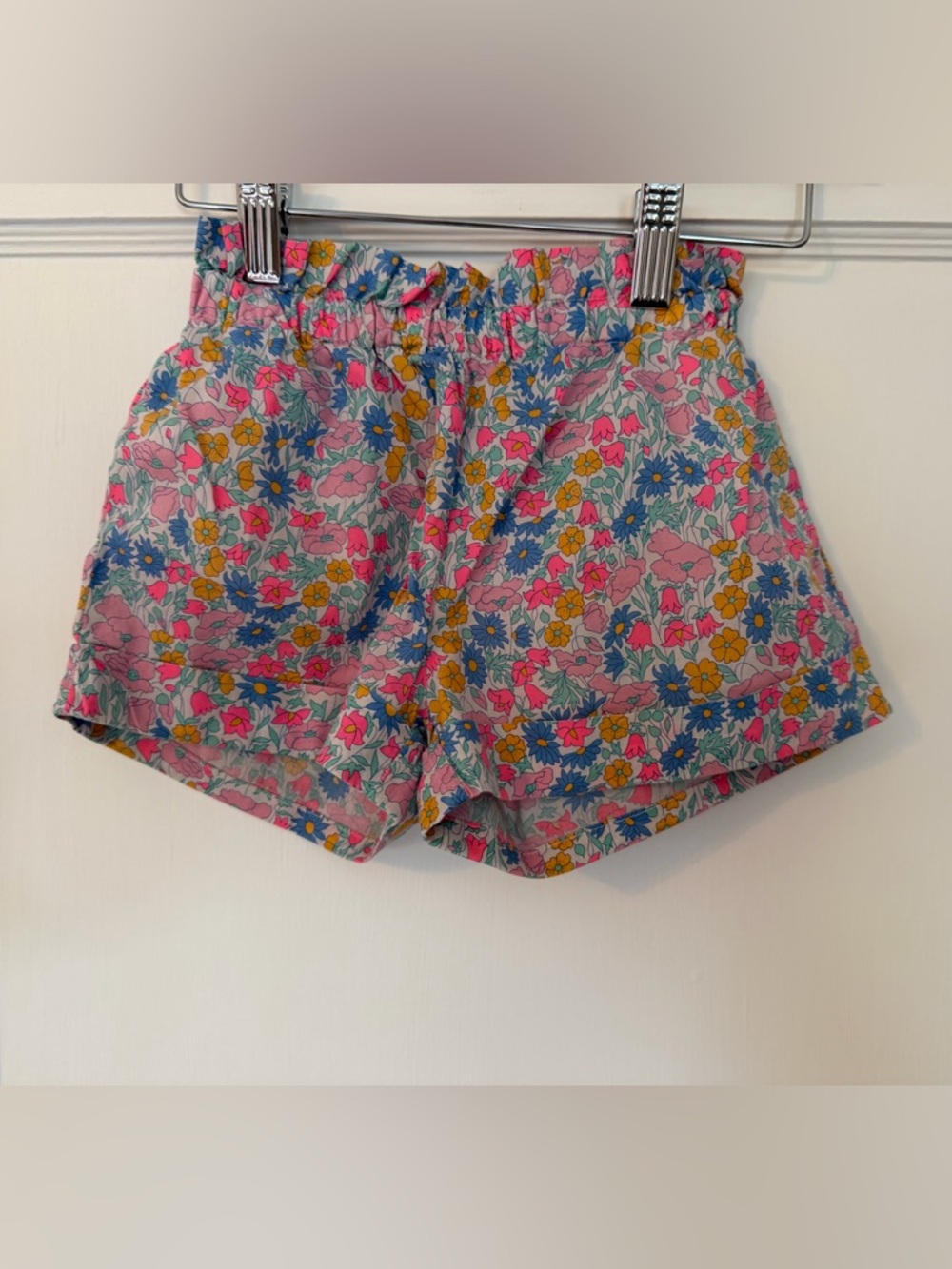 Jacadi elastic waist Liberty fabric shorts